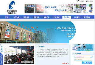 東北制藥集團物流中心網(wǎng)站